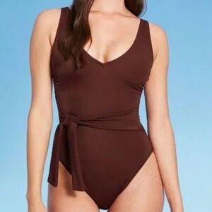 SHADE & SHORE ONE PIECE LOWEST COVERAGE SWIM GORGEOUS COLOR